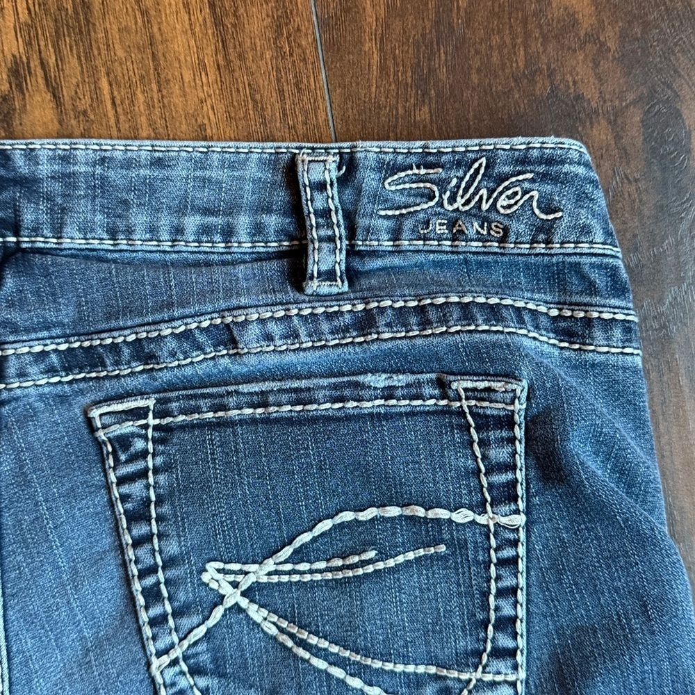 Silver Aiko low rise boot cut jeans waist 37 (J11) - Picture 9 of 10